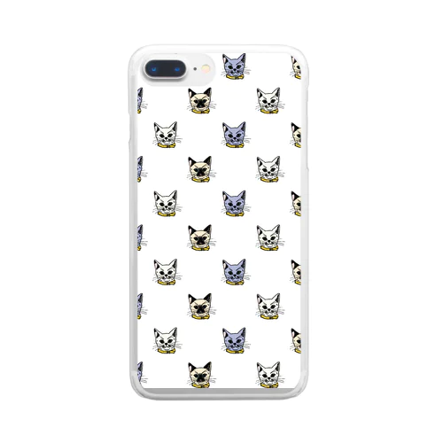 dot plus CAT Clear Smartphone Case