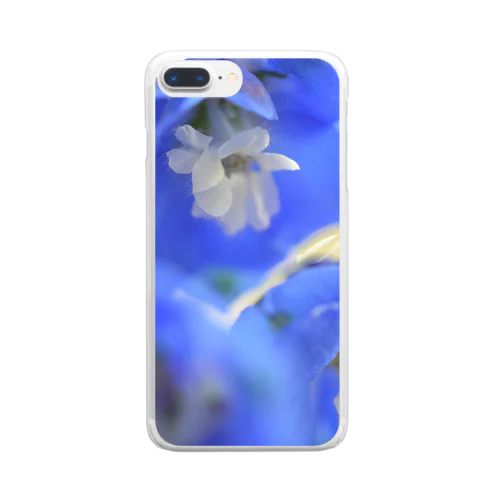 Delphinium デルフィニウム Clear Smartphone Case