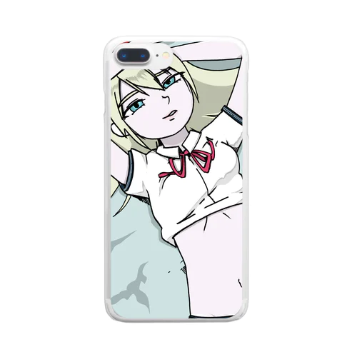 ロシアンガール Clear Smartphone Case