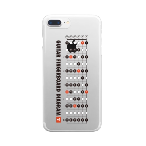 fingerboard diagram(C) Clear Smartphone Case