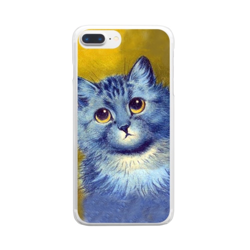 Blue Cat Clear Smartphone Case