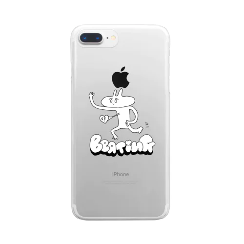 Beatingうさぎ Clear Smartphone Case