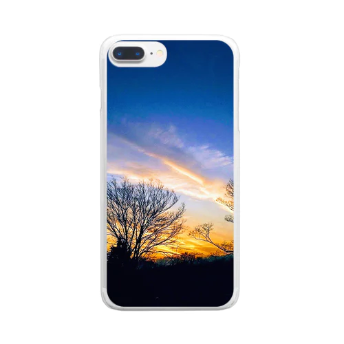 夕暮れ・2 Clear Smartphone Case