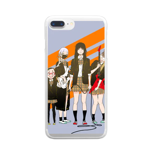 ザ・クレイジーマンケンバンド Clear Smartphone Case