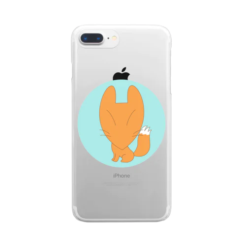 おっとり子ぎつねくん Clear Smartphone Case