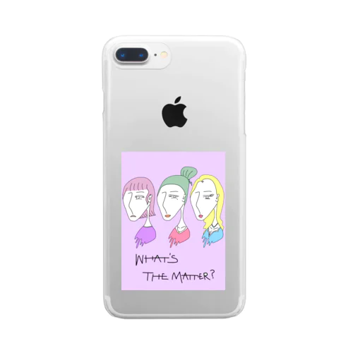 what's the matter? Clear Smartphone Case