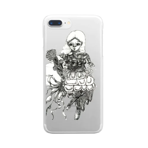 知らないふり Clear Smartphone Case