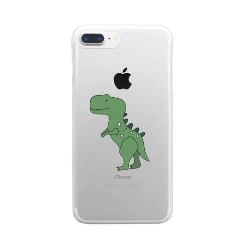 恐竜 Clear Smartphone Case