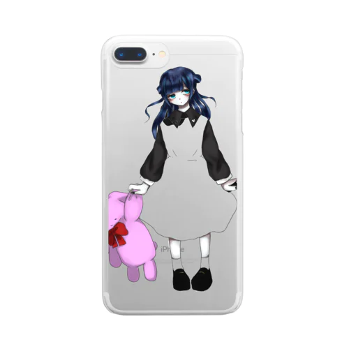 闇カワ少女‪°ʚ✞ɞ°‬全身 Clear Smartphone Case