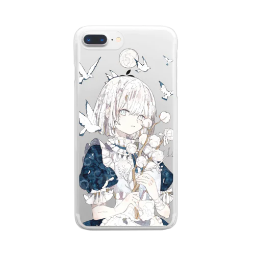 私を包んで Clear Smartphone Case