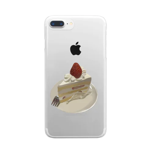 ショートケーキグッツ Clear Smartphone Case