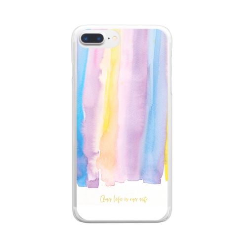 Our life is our art Clear Smartphone Case