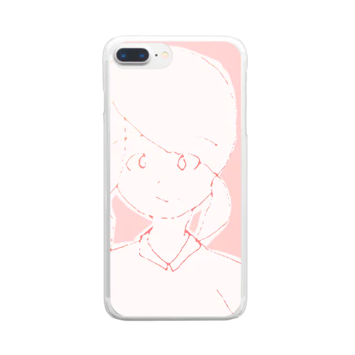 ナウ・ガール４１ Clear Smartphone Case