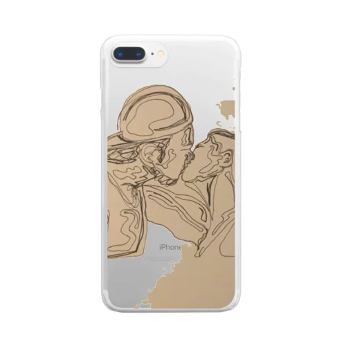 XXX(背面プリント) Clear Smartphone Case