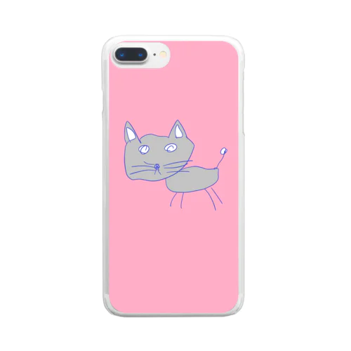 ねこ Clear Smartphone Case