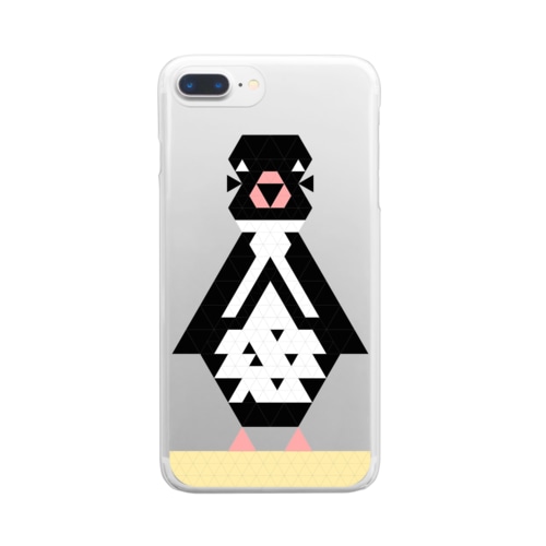 T.フンボルトペンギン Clear Smartphone Case