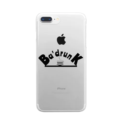 Ba'drunk newブランドロゴシリーズ Clear Smartphone Case