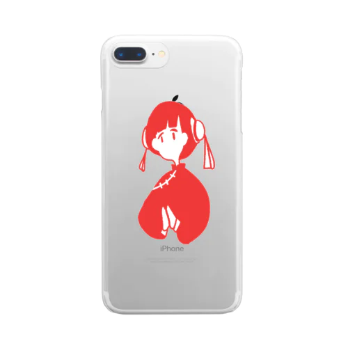 チャイナちゃん Clear Smartphone Case