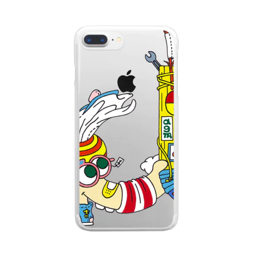 あくたくん Clear Smartphone Case