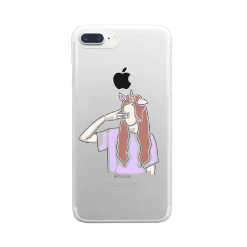 Unicorn  Clear Smartphone Case