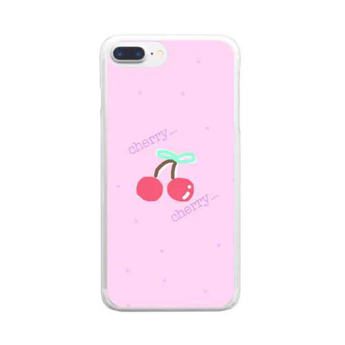 cherry Clear Smartphone Case