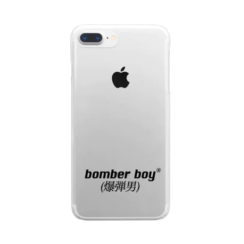 bomber boy Clear Smartphone Case