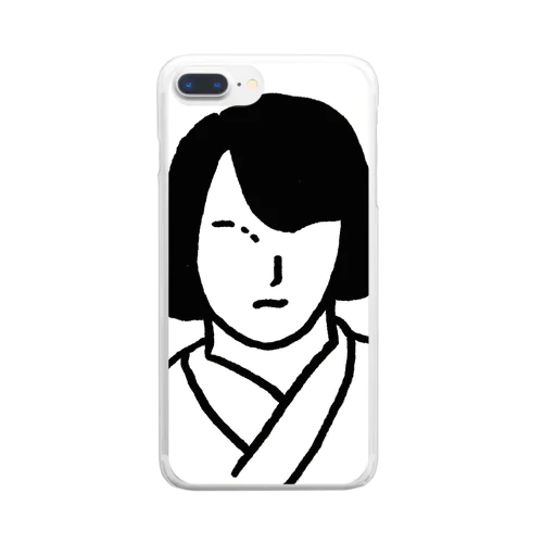 胴着の子 Clear Smartphone Case