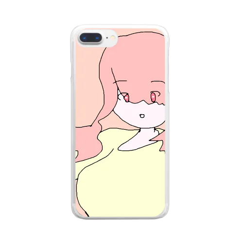 ナウ・ガール５３ Clear Smartphone Case