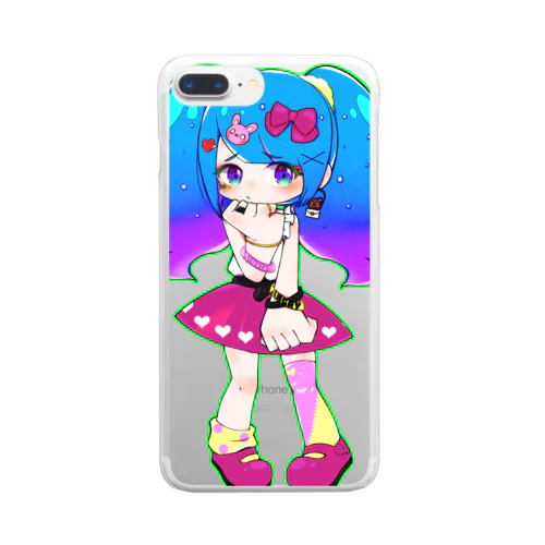 あんぐりー娘A Clear Smartphone Case