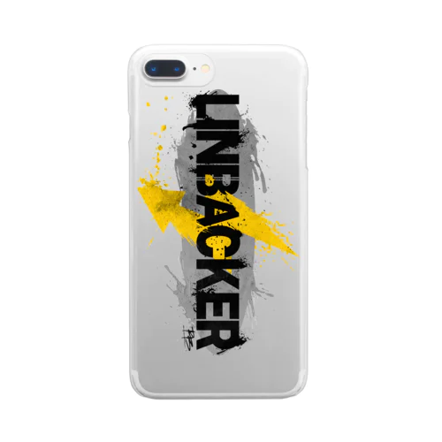 LINEBACKER Wallart  Clear Smartphone Case