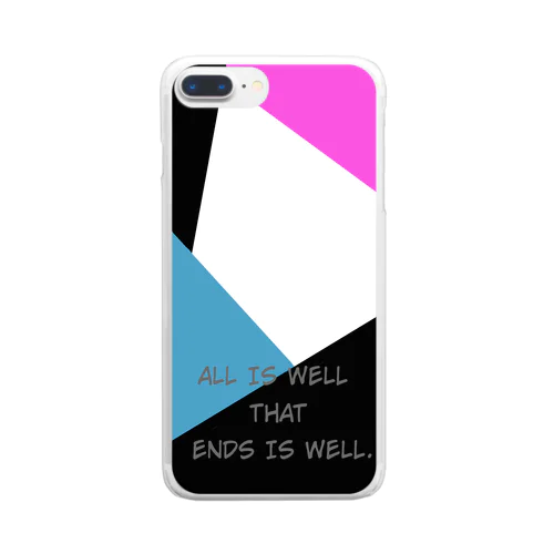 all is well that end is well Clear Smartphone Case