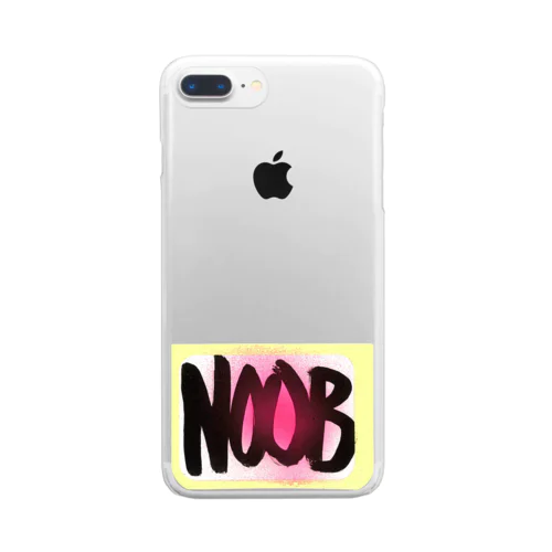 NOOB シール　 Clear Smartphone Case