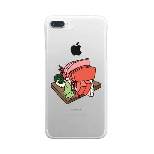 積みSASHIMI スマホケース Clear Smartphone Case