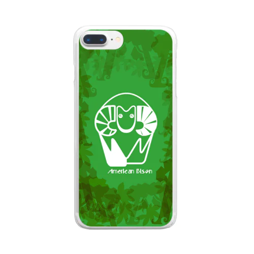 aniまる Bison / sp-case-c Clear Smartphone Case