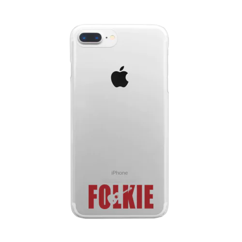 FOLKIEクリアスマホケース Clear Smartphone Case