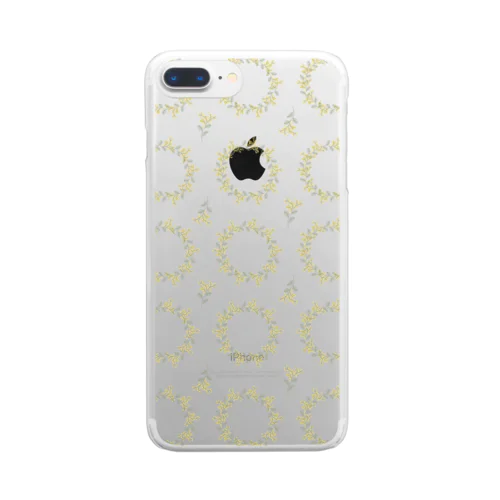 Mimoza wreath Clear Smartphone Case