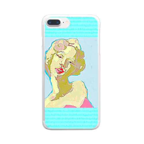 女性像 Clear Smartphone Case