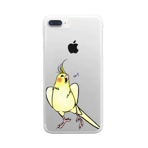 オカメインコのルビー Clear Smartphone Case