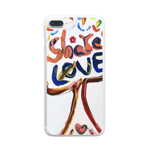 share love Clear Smartphone Case