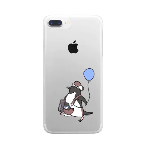 おでかけアデリーペンギン Clear Smartphone Case