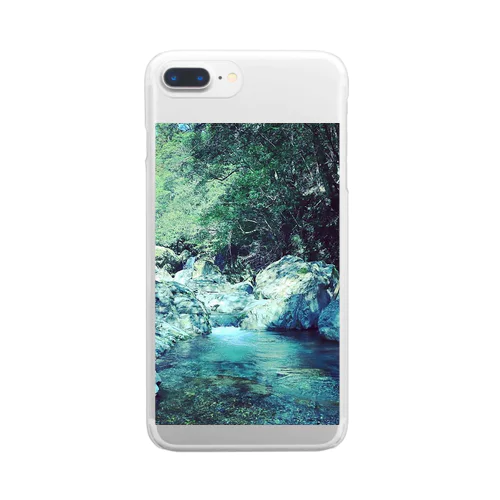 森と川 Clear Smartphone Case