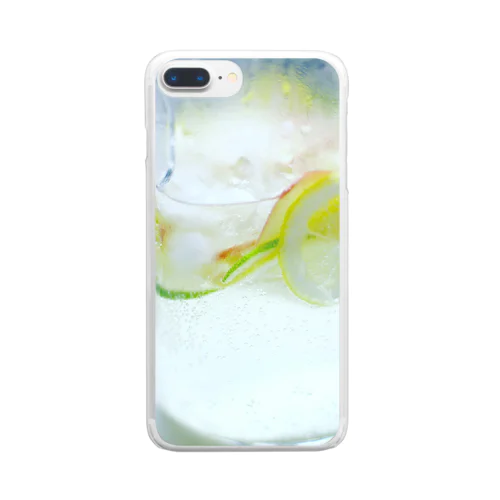 果物と水 Clear Smartphone Case