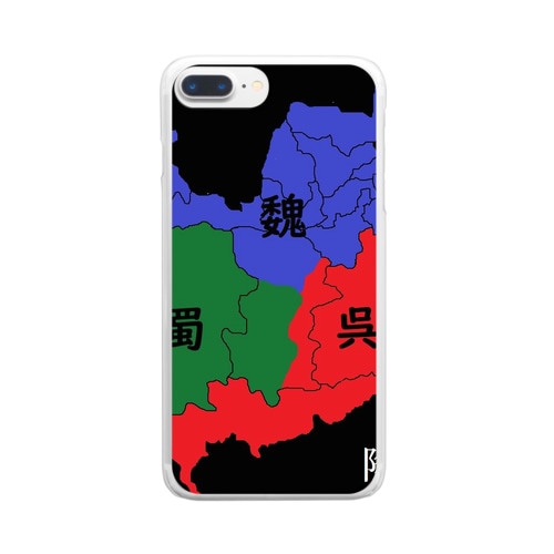 天下三分の計 Clear Smartphone Case