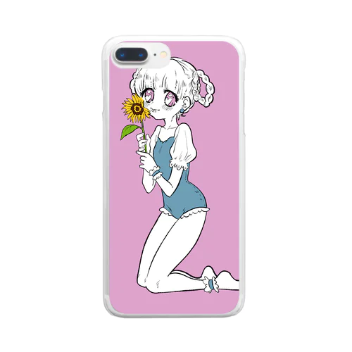 水着ふたばちゃん Clear Smartphone Case