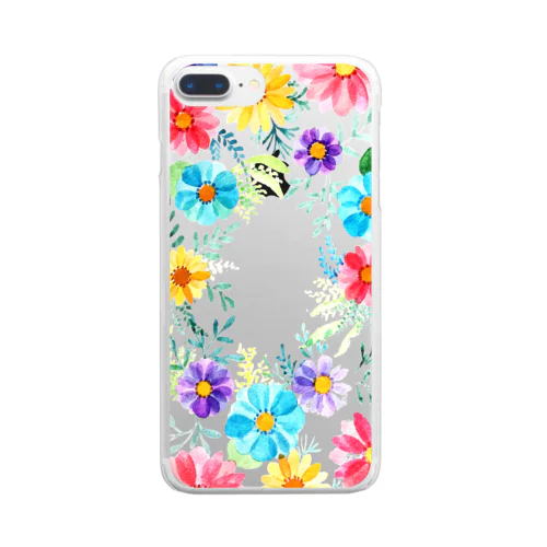 Flower garden Clear Smartphone Case