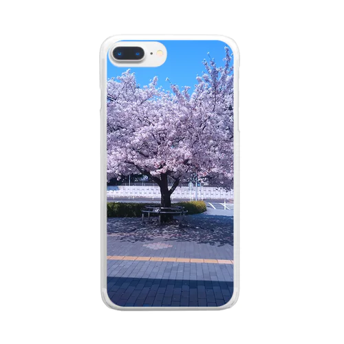 この木なんの木桜の木 Clear Smartphone Case