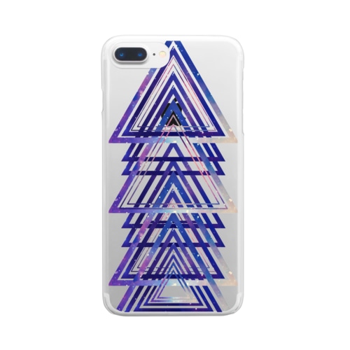 宇宙トライアングル Clear Smartphone Case