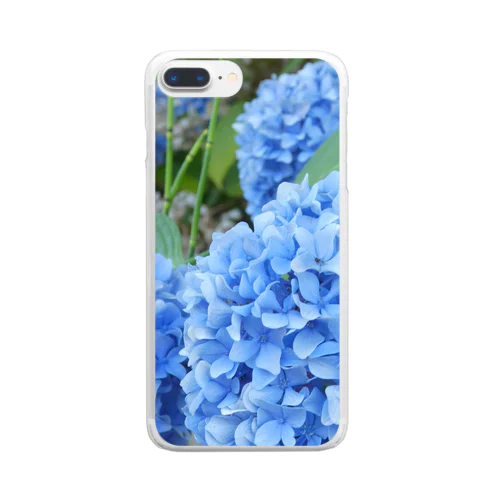 紫陽花 Clear Smartphone Case