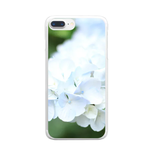 紫陽花 Clear Smartphone Case