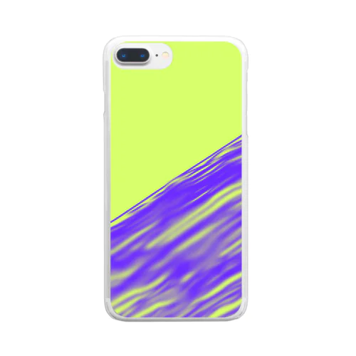 Bright Yellow/Dark Purple Clear Smartphone Case